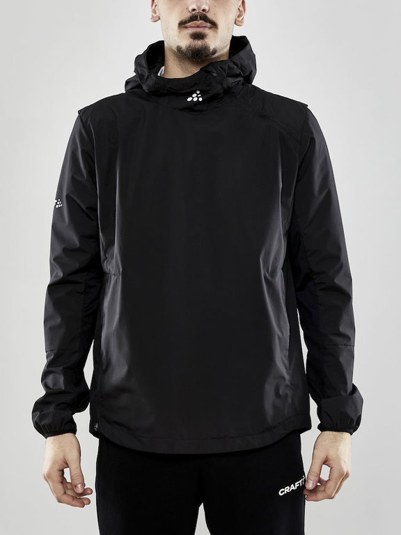 Craft Sport Training Jacket Zaero Anorak 3.0 (lightweight, wind and water resistant) black Men